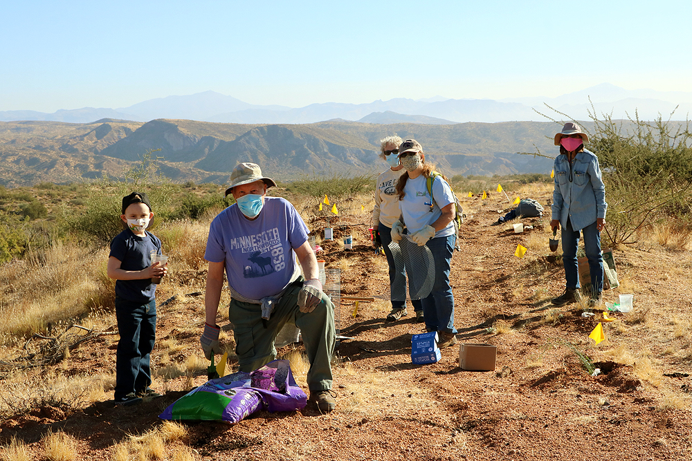 Milkweed planting at Wildcat Trailhead